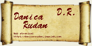 Danica Rudan vizit kartica